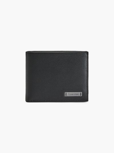 Calvin Klein Táskák & Kiegészítők HU374124 | Calvin Klein Bőr Slimfold Férfi Pénztárca Fekete